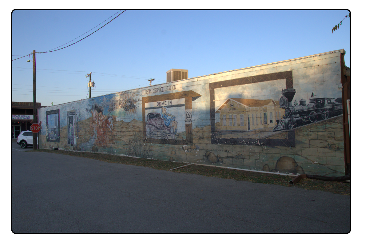 Old Justin Mural
