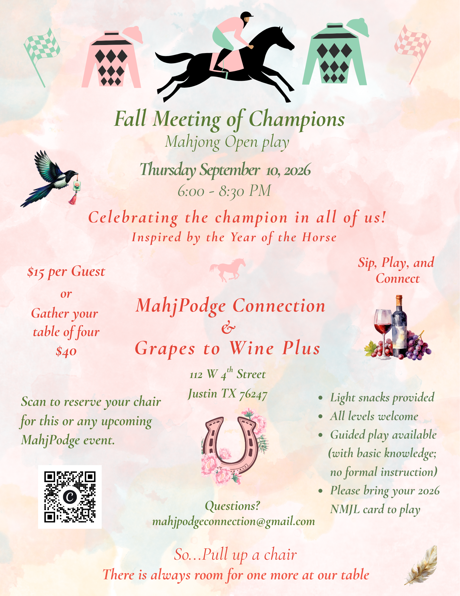 MahjPodge Connection presents: The Meeting of Champions