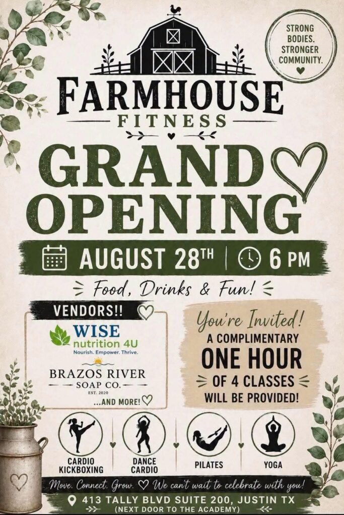 Farmhouse Fitness Grand Opening