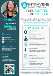 Intravene Mobile IV Therapy by Melissa